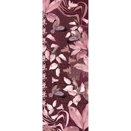Large Pink Laurel Cashmere Scarf - FST Le French Studio