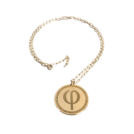 Necklace Eppure Collection PHI Gold - L'Inaccessible Etoile