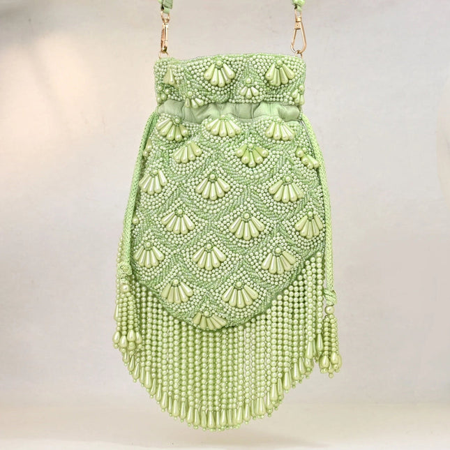 Sac à main Statement Pearline Menthe - Schmuckoo x Noyre Berlin