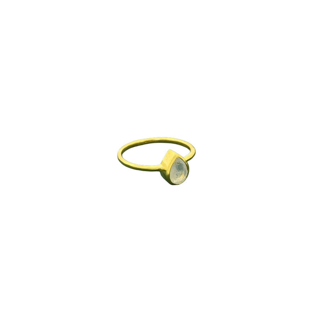 Kinslet Goldring mit Mondstein - Schmuckoo x Noyre Berlin