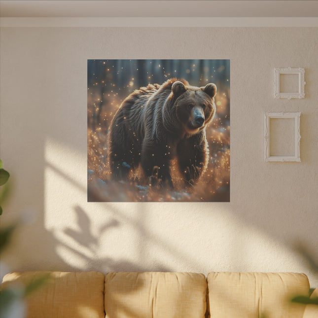 Animal Totem Ours Entier sur Toile Imprimée