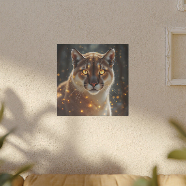 Animal Totem Cougar Majestueux sur Toile Imprimée