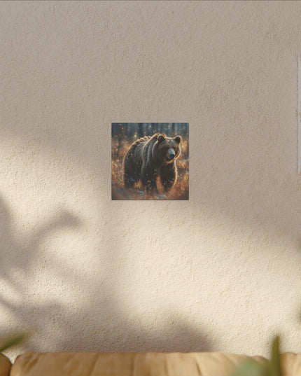 Animal Totem Ours Entier sur Toile Imprimée