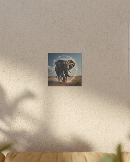 Animal Totem Éléphant Majestueux sur Toile Imprimée