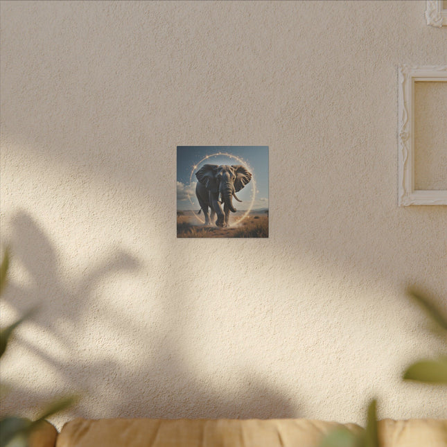 Animal Totem Éléphant Majestueux sur Toile Imprimée