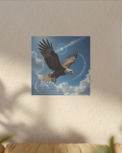 Animal Totem Aigle Majestueux sur Toile Imprimée