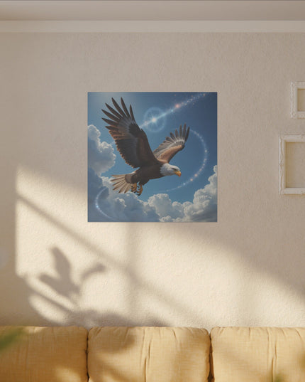 Animal Totem Aigle Majestueux sur Toile Imprimée