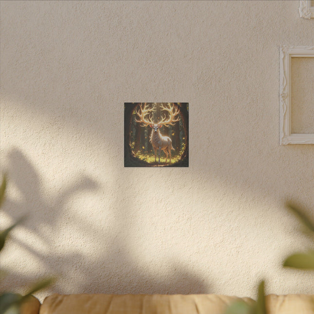 Animal Totem Cerf Blanc sur Toile Imprimée