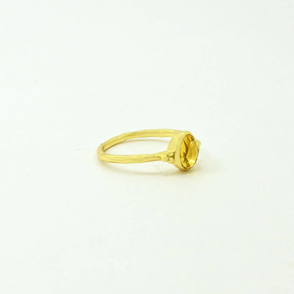 Rosie Ring Gold Citrine - Schmuckoo x Noyre Berlin