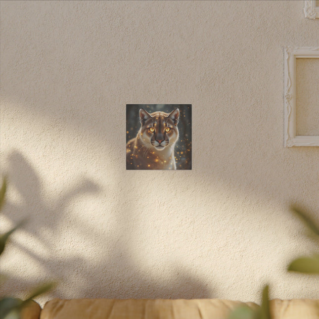 Animal Totem Cougar Majestueux sur Toile Imprimée