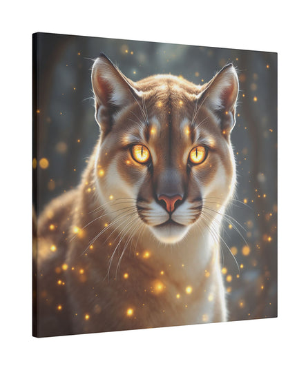 Animal Totem Cougar Majestueux sur Toile Imprimée