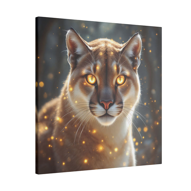 Animal Totem Cougar Majestueux sur Toile Imprimée
