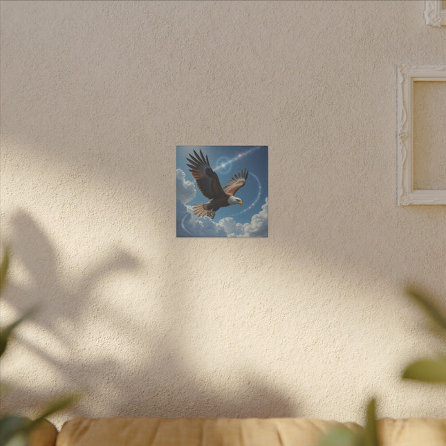 Animal Totem Aigle Majestueux sur Toile Imprimée
