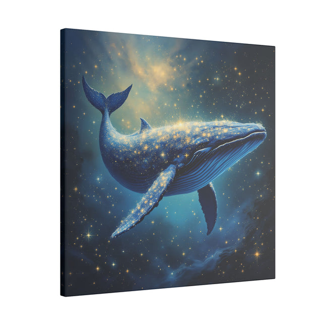 Animal Totem Baleine Galactique sur Toile Imprimée