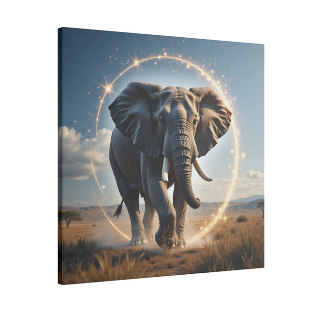 Animal Totem Éléphant Majestueux sur Toile Imprimée