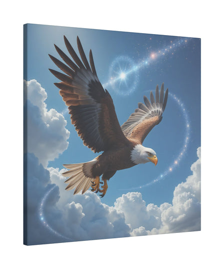 Animal Totem Aigle Majestueux sur Toile Imprimée