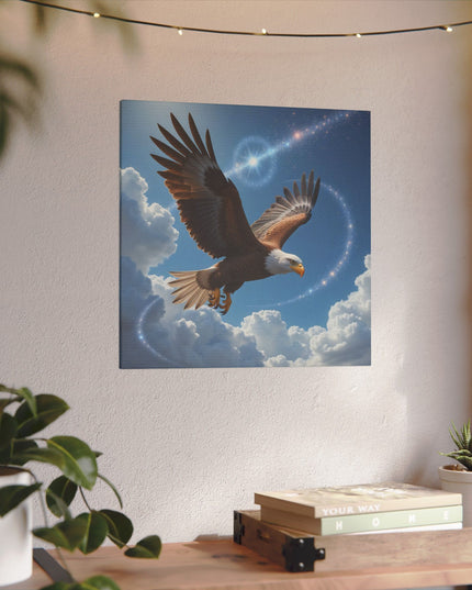 Animal Totem Aigle Majestueux sur Toile Imprimée