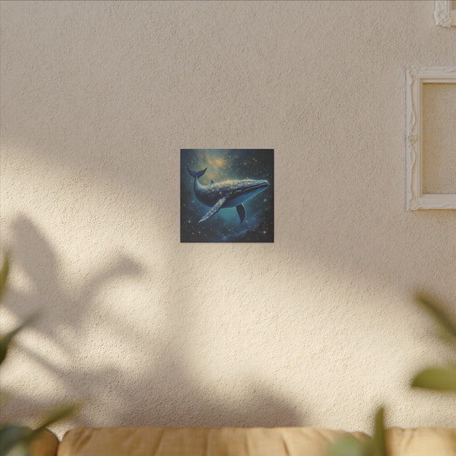 Animal Totem Baleine Galactique sur Toile Imprimée