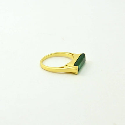 Bague Remi Or Tourmaline verte - Schmuckoo x Noyre Berlin