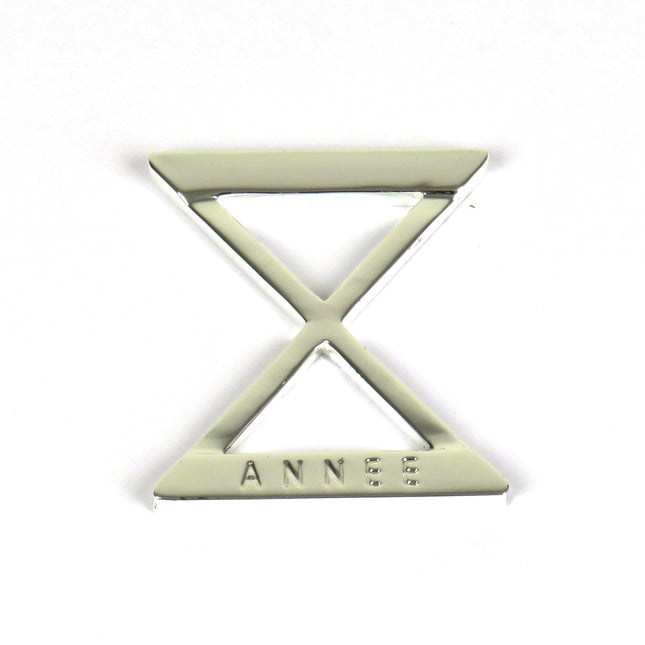 Anneau Foulard Sablier Argent - AN-NEE