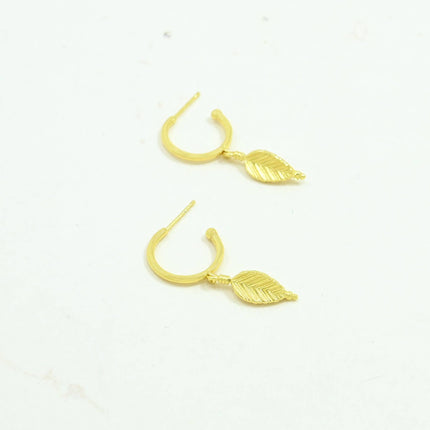 Boucles d'Oreilles Créoles Bohème Chic Ash Or - Schmuckoo x Noyre Berlin