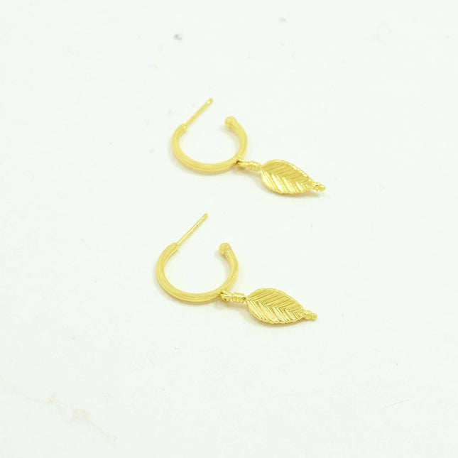 Boucles d'Oreilles Créoles Bohème Chic Ash Or - Schmuckoo x Noyre Berlin