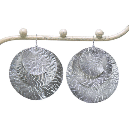 Boucles d'oreilles 3 Ronds Argent - Plumetti
