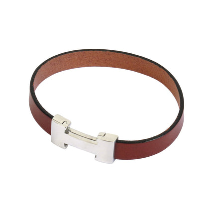 Bracelet CHIC Single Cognac - Magnum Cuir