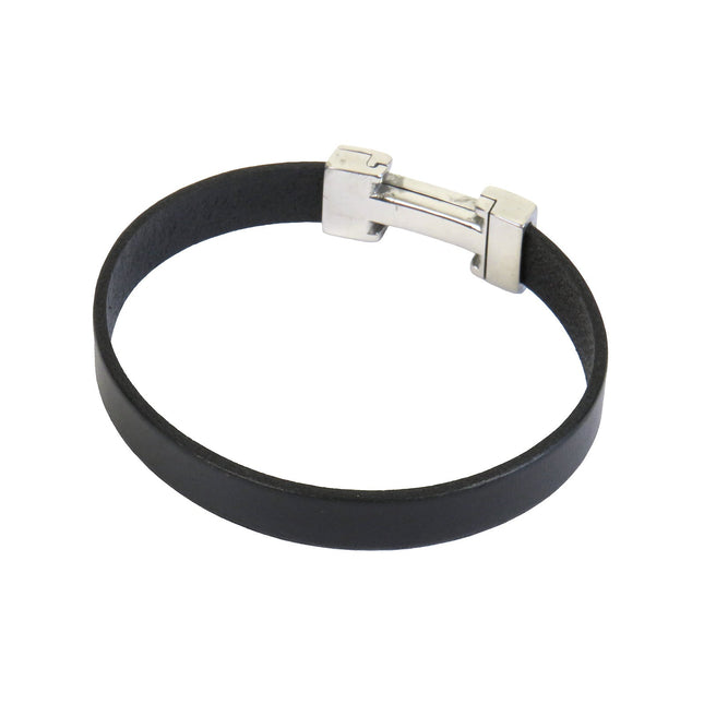 Bracelet CHIC Single Noir - Magnum Cuir