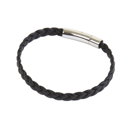 Bracelet DECLIC Tressé Choco - Magnum Cuir