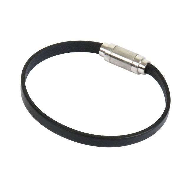 Bracelet MAGNETIC Single Noir - Magnum Cuir