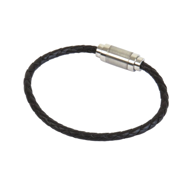 Bracelet MAGNETIC Tressé Choco - Magnum Cuir