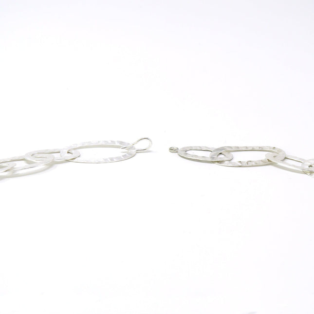 Collier Maillons Maxi Argent - Plumetti