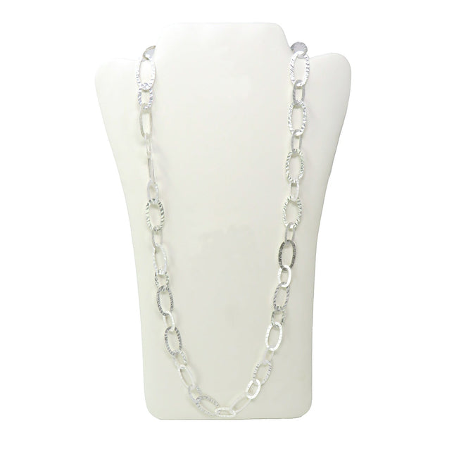 Collier Maillons Maxi Argent - Plumetti