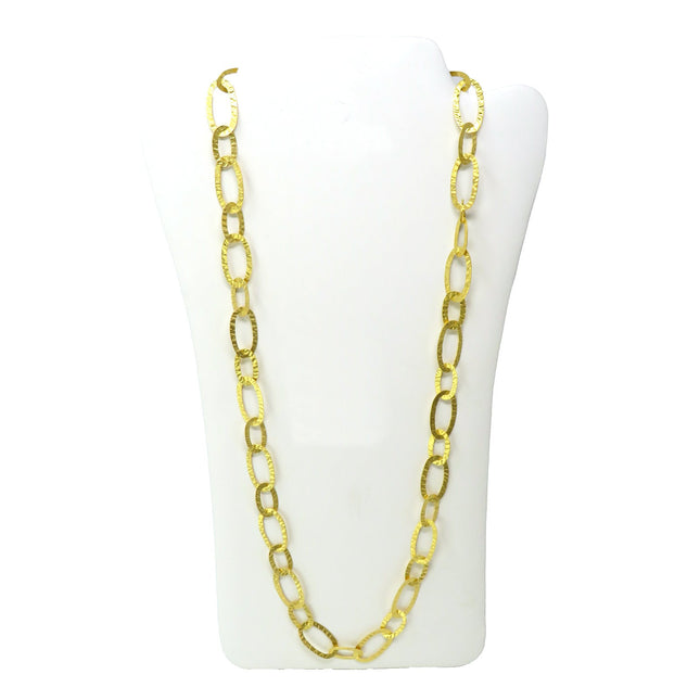 Collier Maillons Maxi Or - Plumetti