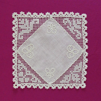 Dentelle - Carré Filet et Frivolité