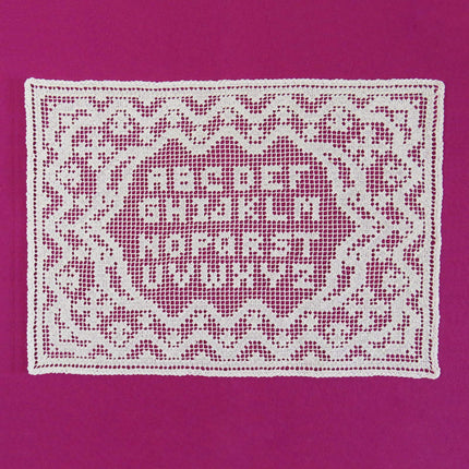 Dentelle - Napperon Abécédaire
