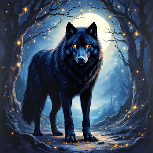 Animal Totem Loup Noir