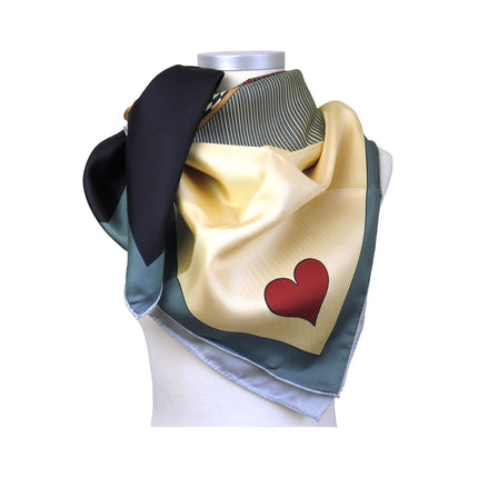 Foulard Dame de Cœur Nude - AN-NEE
