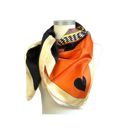 Foulard Dame de Cœur Orange - AN-NEE
