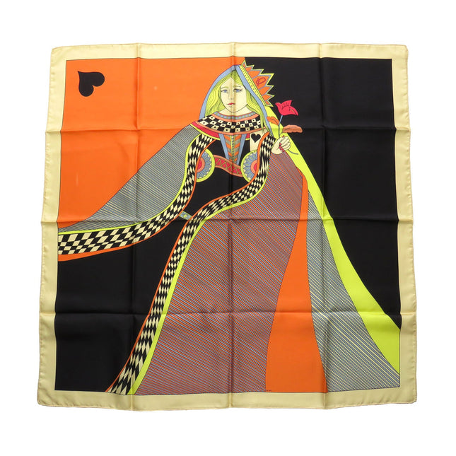 Foulard Dame de Cœur Orange - AN-NEE