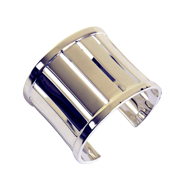 Grande Manchette 5cm Argent - AN-NEE