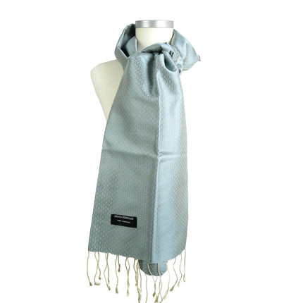 Krama en Soie Jasmin Bleu - Krama Heritage