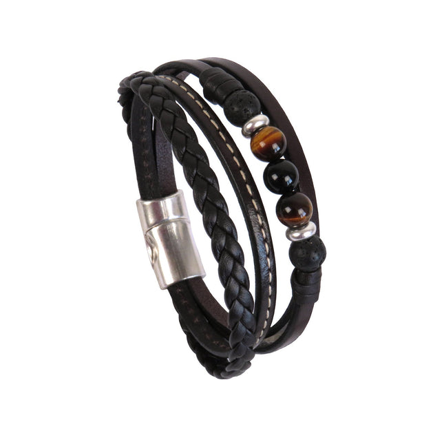 Manchette MAGNECLIC Choco - Magnum Cuir