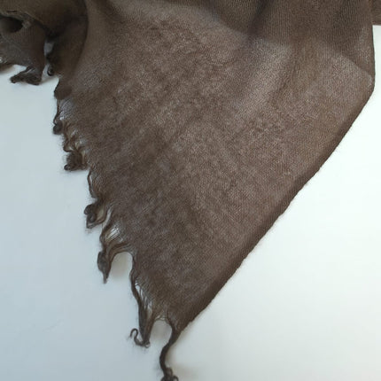 Pashmina Aérienne Cachemire Moka - elenomad
