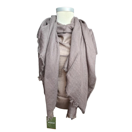 Pashmina Aérienne Cachemire Moka - elenomad
