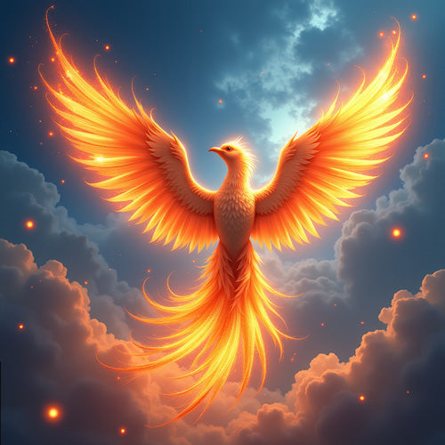 Animal Totem Phénix en Vol