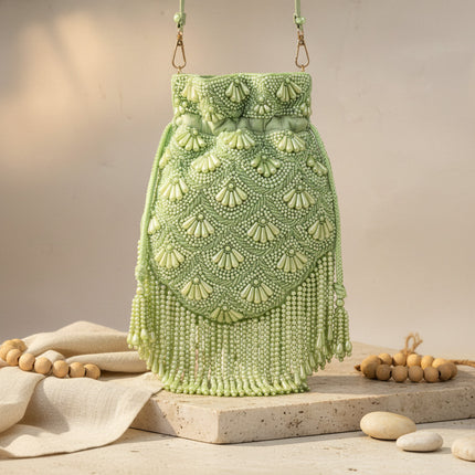 Sac à main Statement Pearline Menthe - Schmuckoo x Noyre Berlin