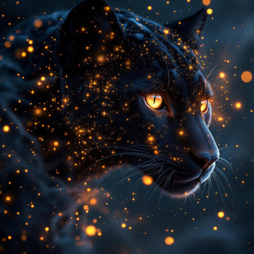 Animal Totem Guépard Noir