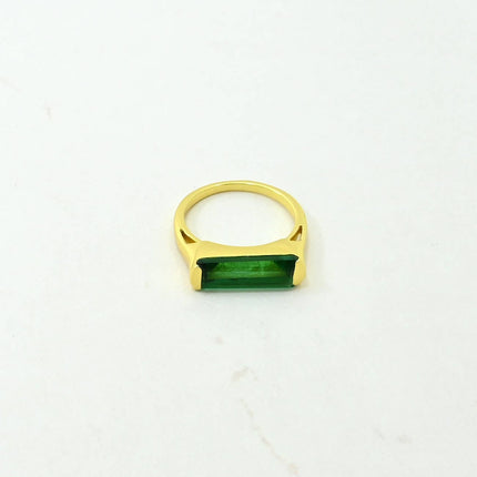 Bague Remi Or Tourmaline verte - Schmuckoo x Noyre Berlin